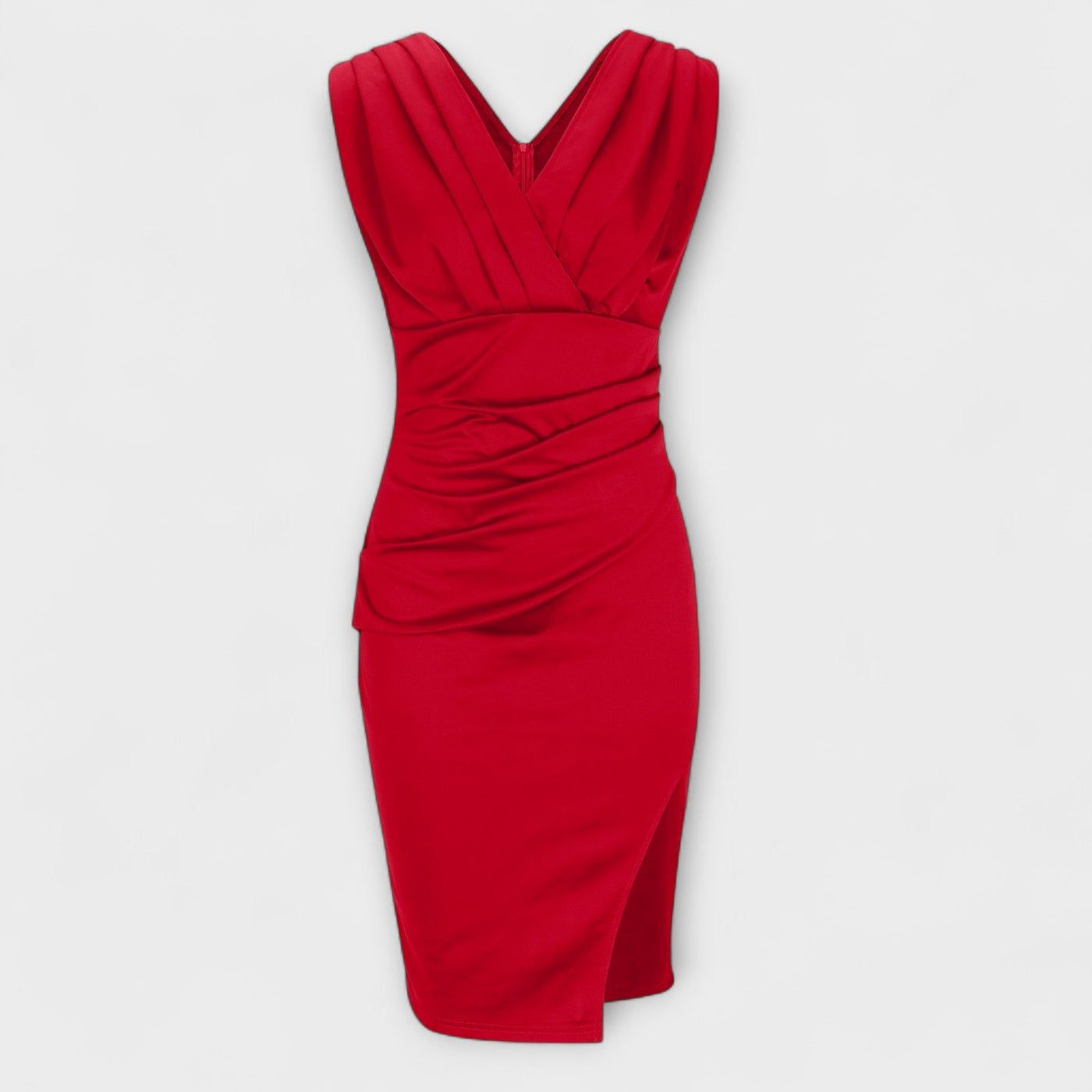 Desi – Robe fendue à col en V