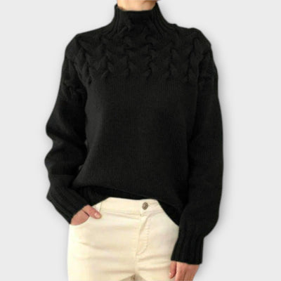 Eva – Pull en maille torsadée pour femme