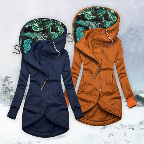 Patricia | Manteau d’hiver élégant et chaud avec capuche