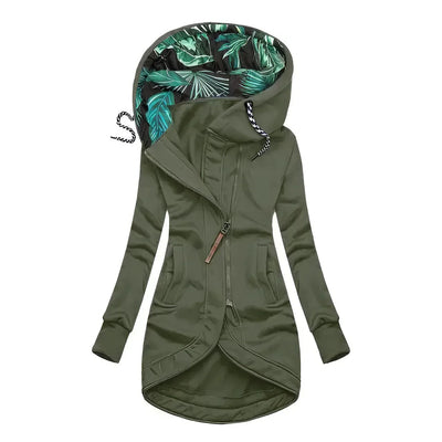 Patricia | Manteau d’hiver élégant et chaud avec capuche