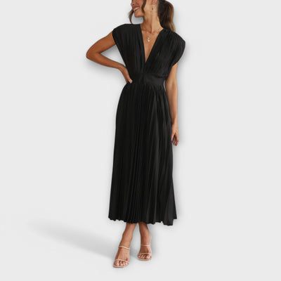Maria – Robe plissée élégante